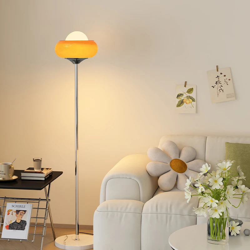 Airo Modern Floor Lamp | Glass Diffuser, Bauhaus Style