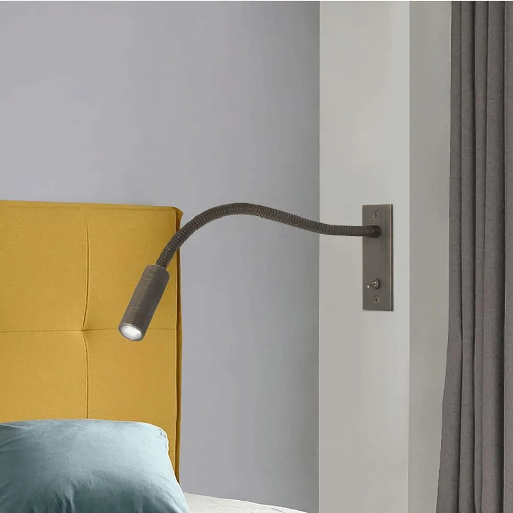 Alora Wall Lamp | Adjustable Gooseneck, Warm LED Illumination