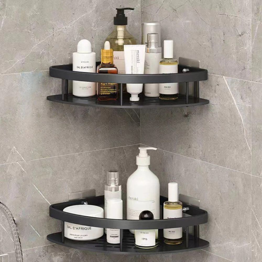 Aqua Curve Shower Caddy | Rustproof Aluminium, Wall-Mounted