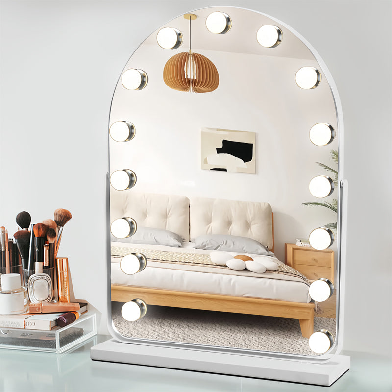 Arden Hollywood Mirror | LED Lighted, Adjustable Brightness, 360-Degree Rotation