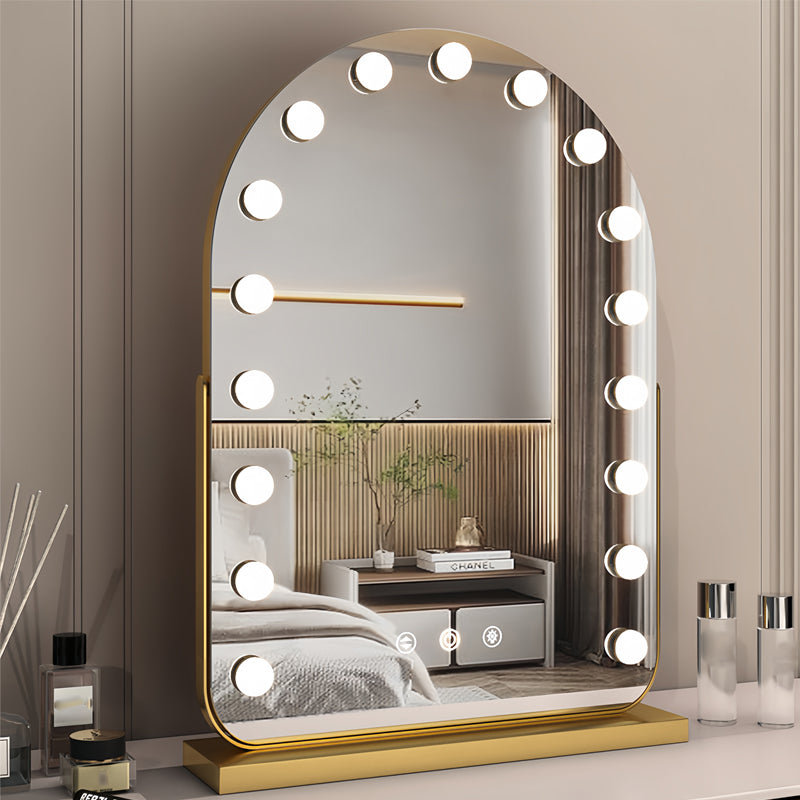 Arden Hollywood Mirror | LED Lighted, Adjustable Brightness, 360-Degree Rotation
