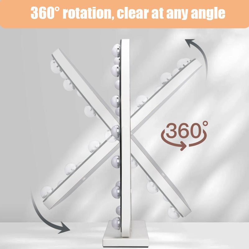 Arden Hollywood Mirror | LED Lighted, Adjustable Brightness, 360-Degree Rotation
