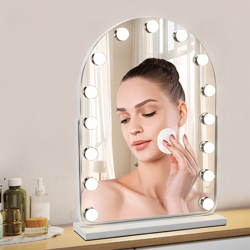 Arden Hollywood Mirror | LED Lighted, Adjustable Brightness, 360-Degree Rotation