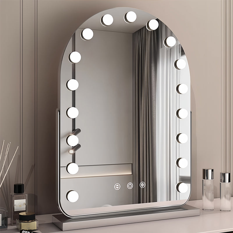 Arden Hollywood Mirror | LED Lighted, Adjustable Brightness, 360-Degree Rotation