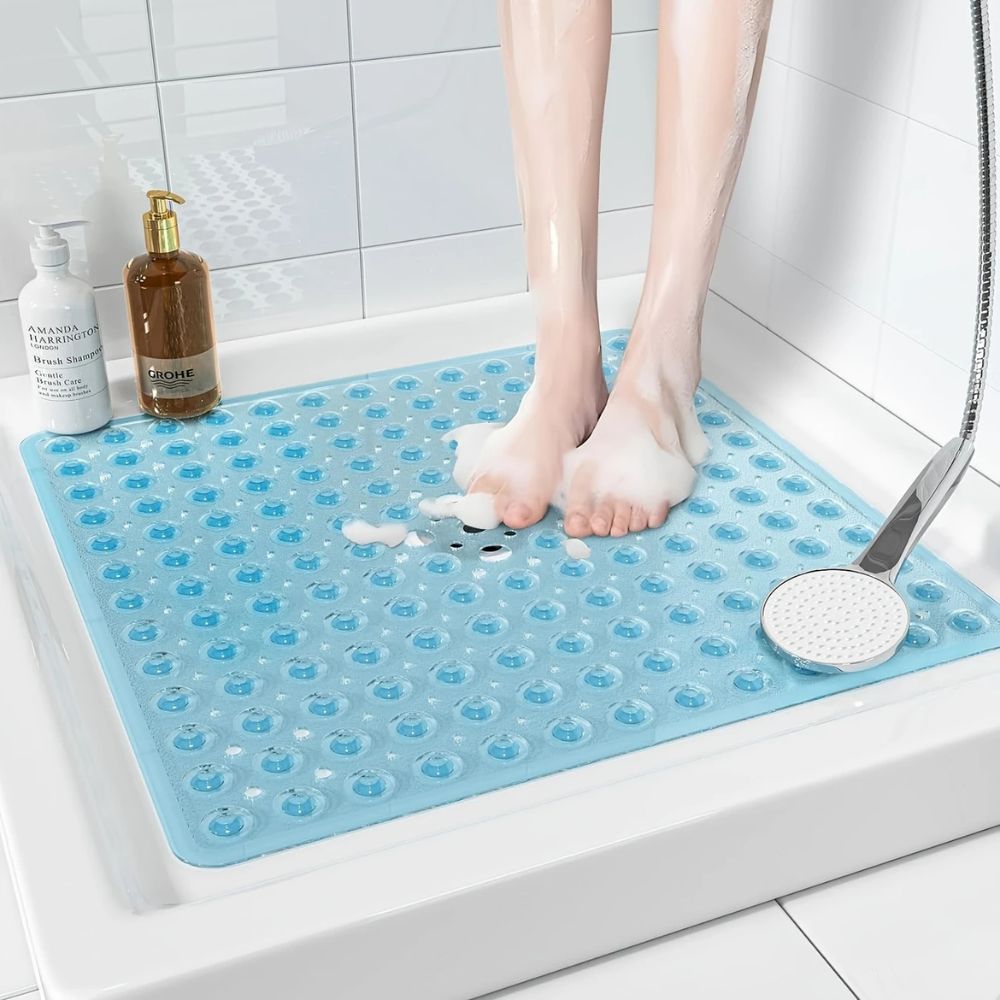 Blythe Bath Mat | Non-Slip PVC with Strong Suction Cups