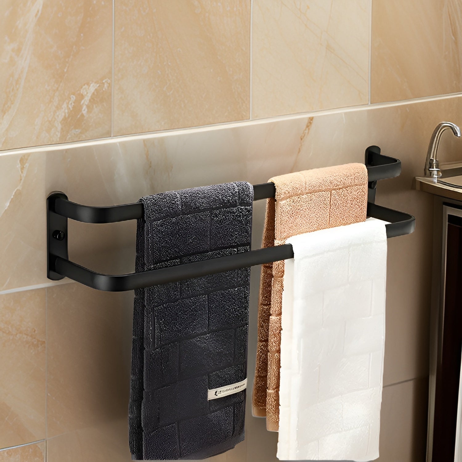 Brenna Towel Rail Radiator | Wall Mounted Aluminium, Double or Triple Bar