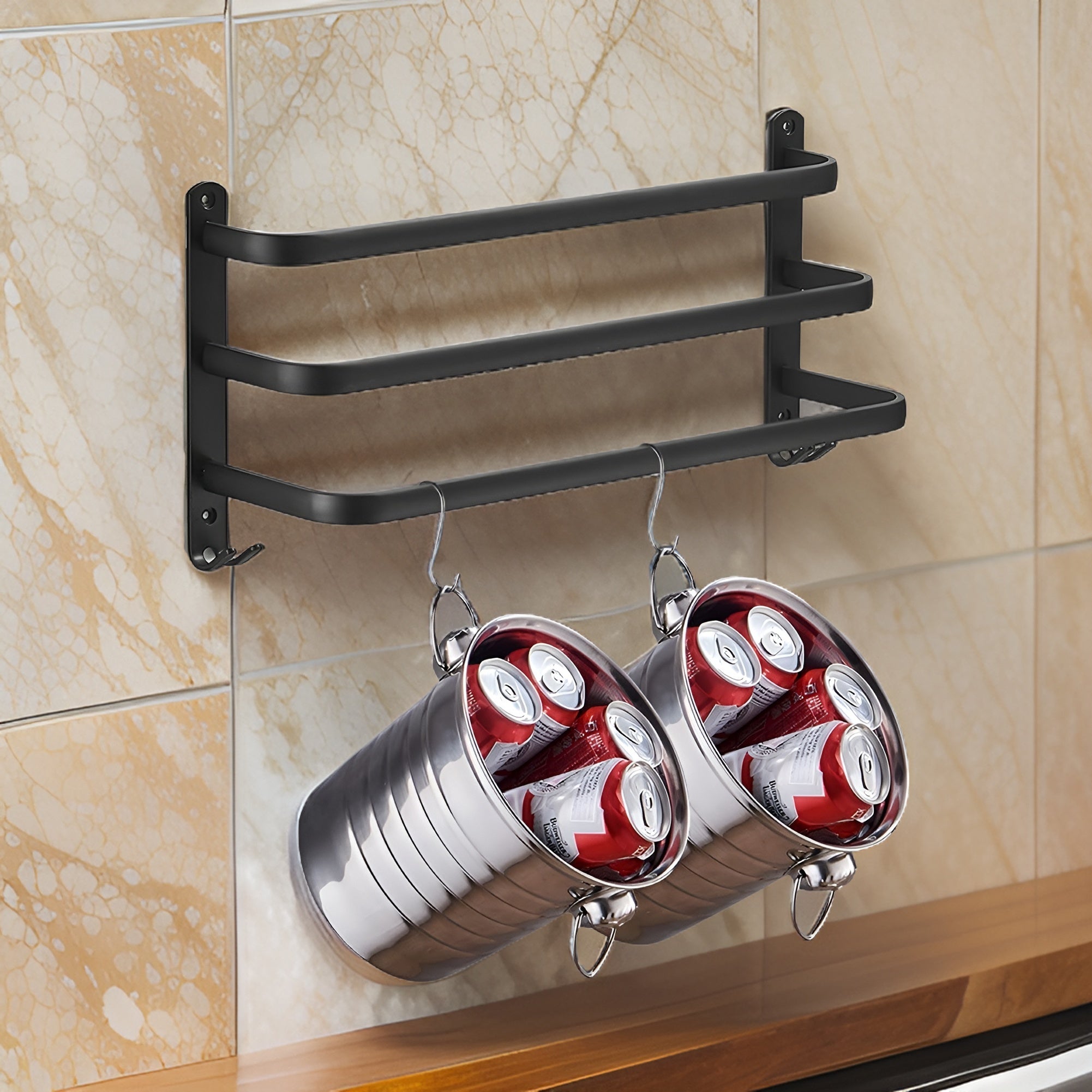 Brenna Towel Rail Radiator | Wall Mounted Aluminium, Double or Triple Bar