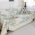 Cleo Sofa Cover | Soft Chenille Floral Design, Pet-Friendly Slipcover 0