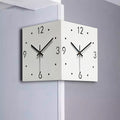 Cora Modern Wall Clock | Double-Sided, Metal Frame, Digital Display