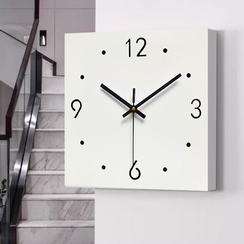 Cora Modern Wall Clock | Double-Sided, Metal Frame, Digital Display
