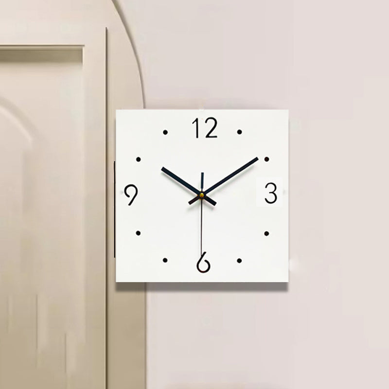 Cora Modern Wall Clock | Double-Sided, Metal Frame, Digital Display