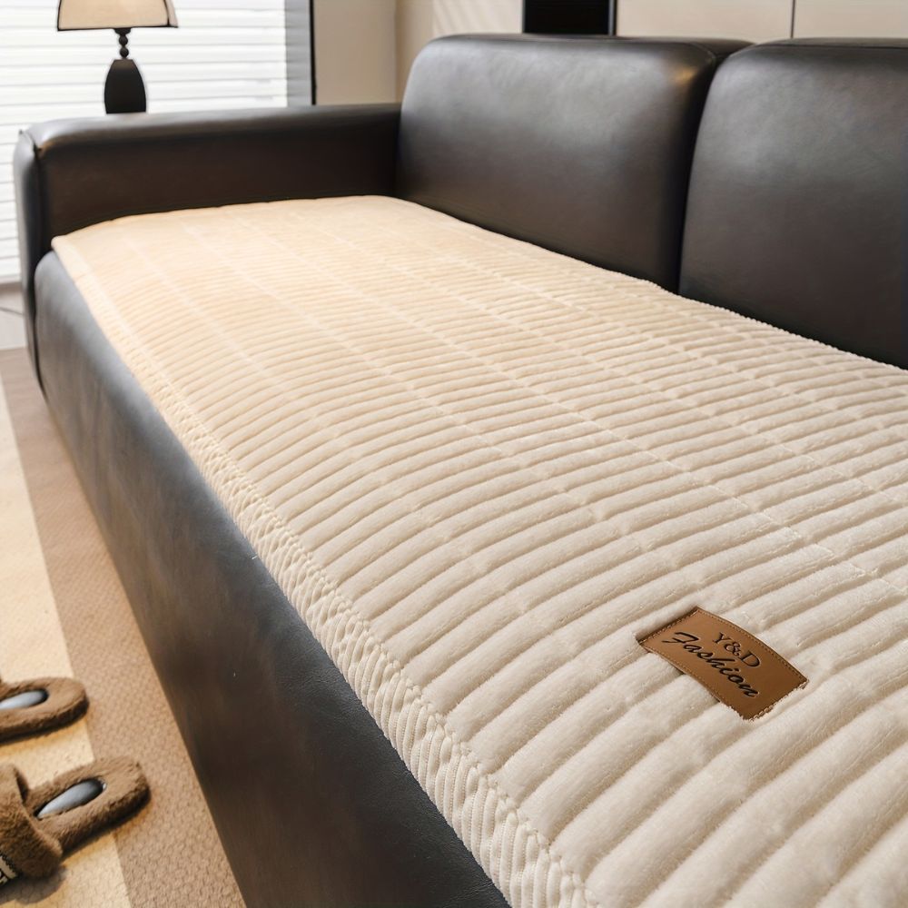 Cora Quilted Couch Cover | Microfiber, Pet-Friendly Protector
