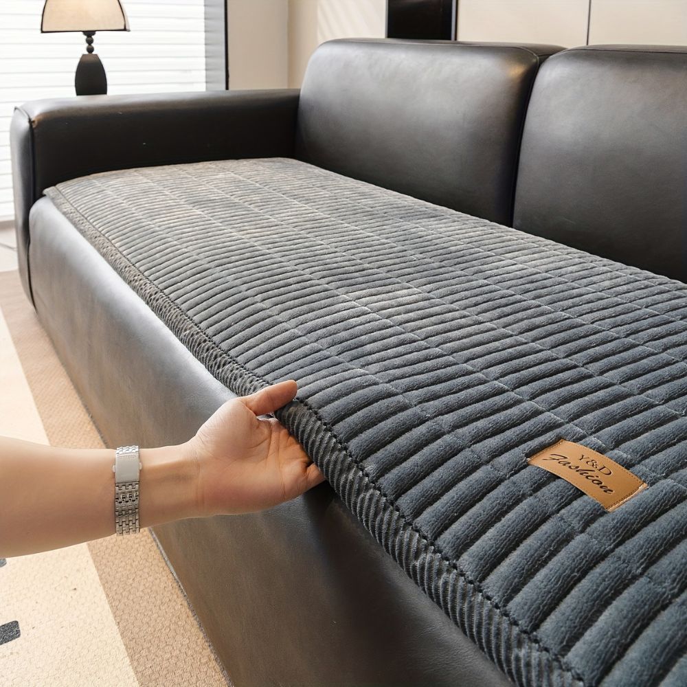 Cora Quilted Couch Cover | Microfiber, Pet-Friendly Protector