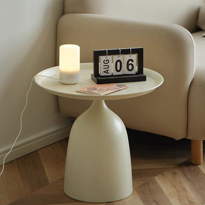 Cora Round Tray Table | Durable Iron, Removable Top, Ideal for Coffee or Bed Use