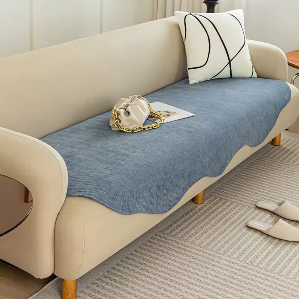 Cora Sofa Cover | Plush Quilted Microfiber, Non-Slip Design, Machine Washable
