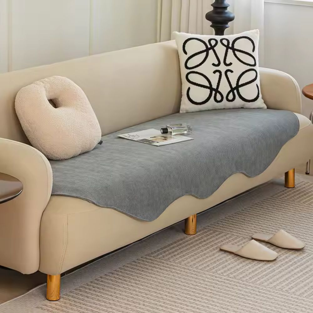Cora Sofa Cover | Plush Quilted Microfiber, Non-Slip Design, Machine Washable