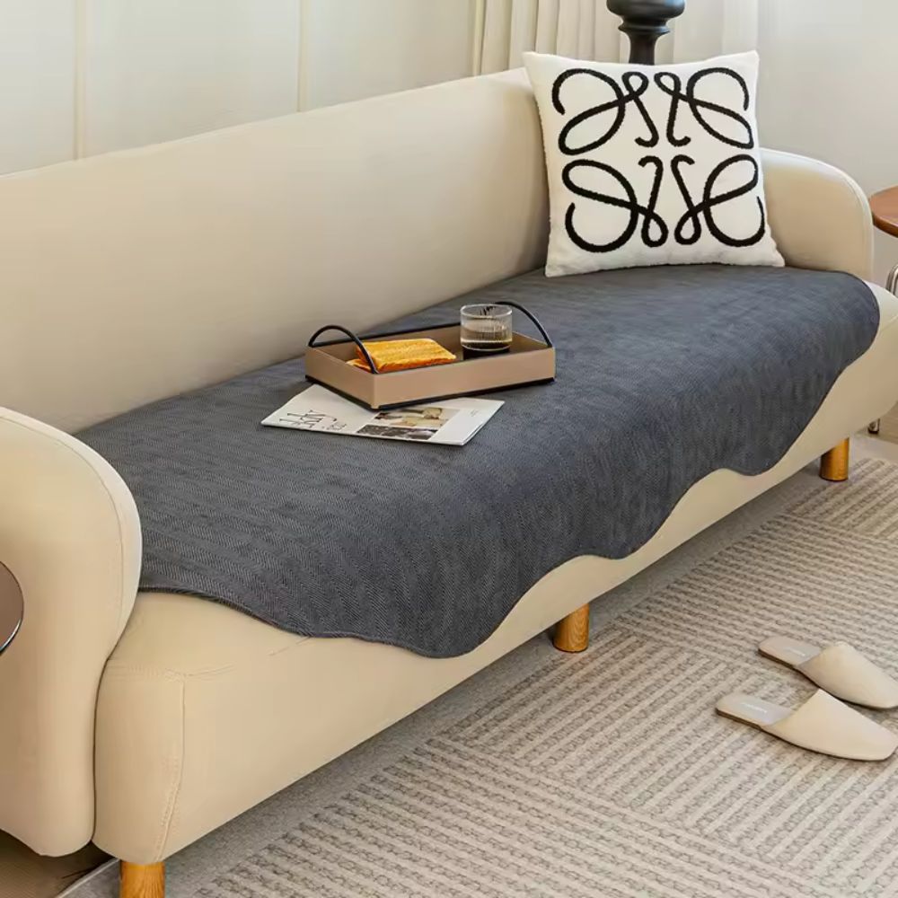 Cora Sofa Cover | Plush Quilted Microfiber, Non-Slip Design, Machine Washable