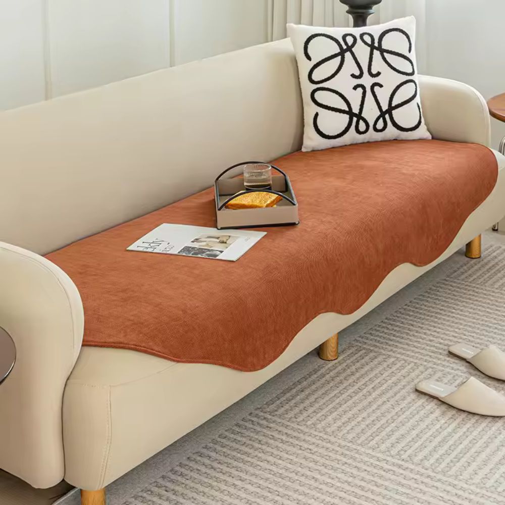 Cora Sofa Cover | Plush Quilted Microfiber, Non-Slip Design, Machine Washable