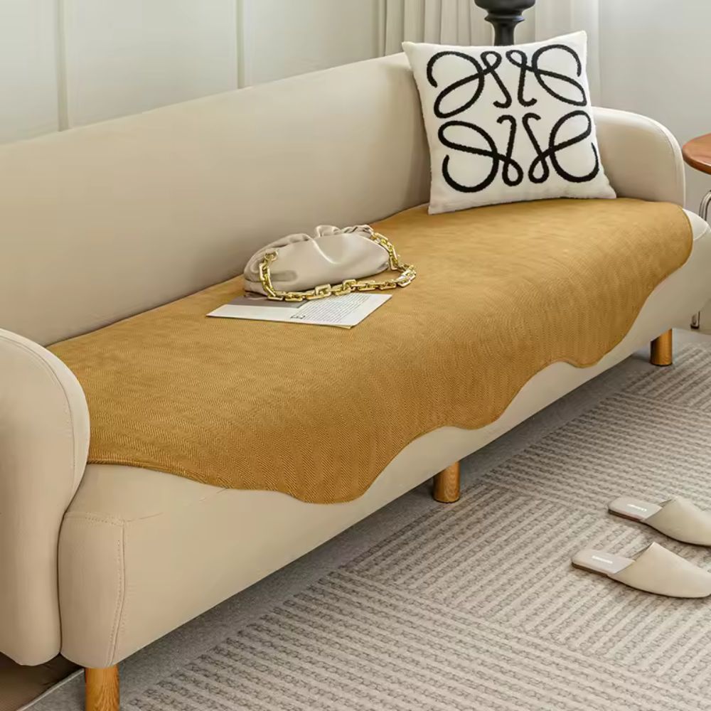 Cora Sofa Cover | Plush Quilted Microfiber, Non-Slip Design, Machine Washable