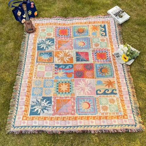 Cozy Outdoor Blanket | Lightweight Microfiber, Durable Picnic and Camping Rug