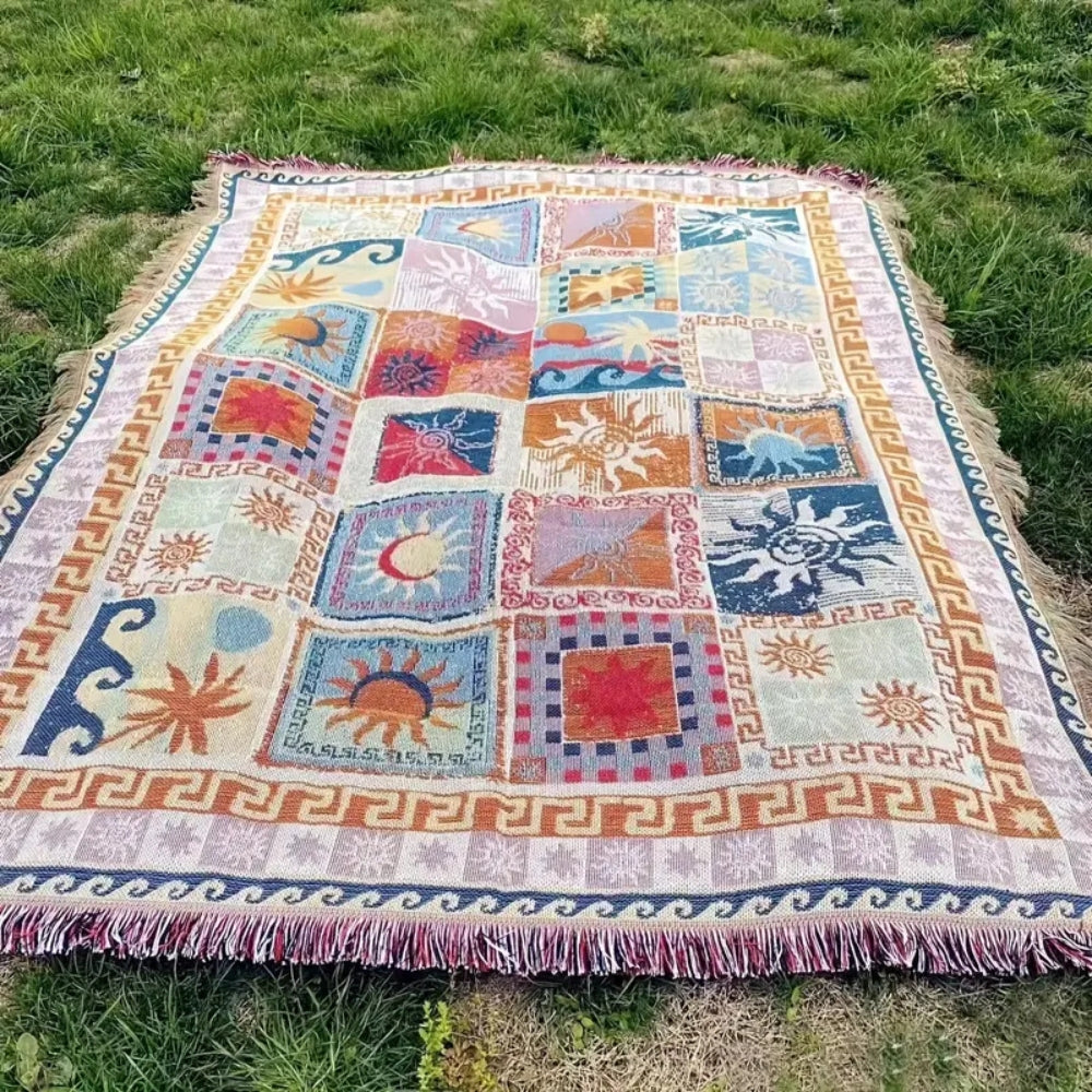 Cozy Outdoor Blanket | Lightweight Microfiber, Durable Picnic and Camping Rug