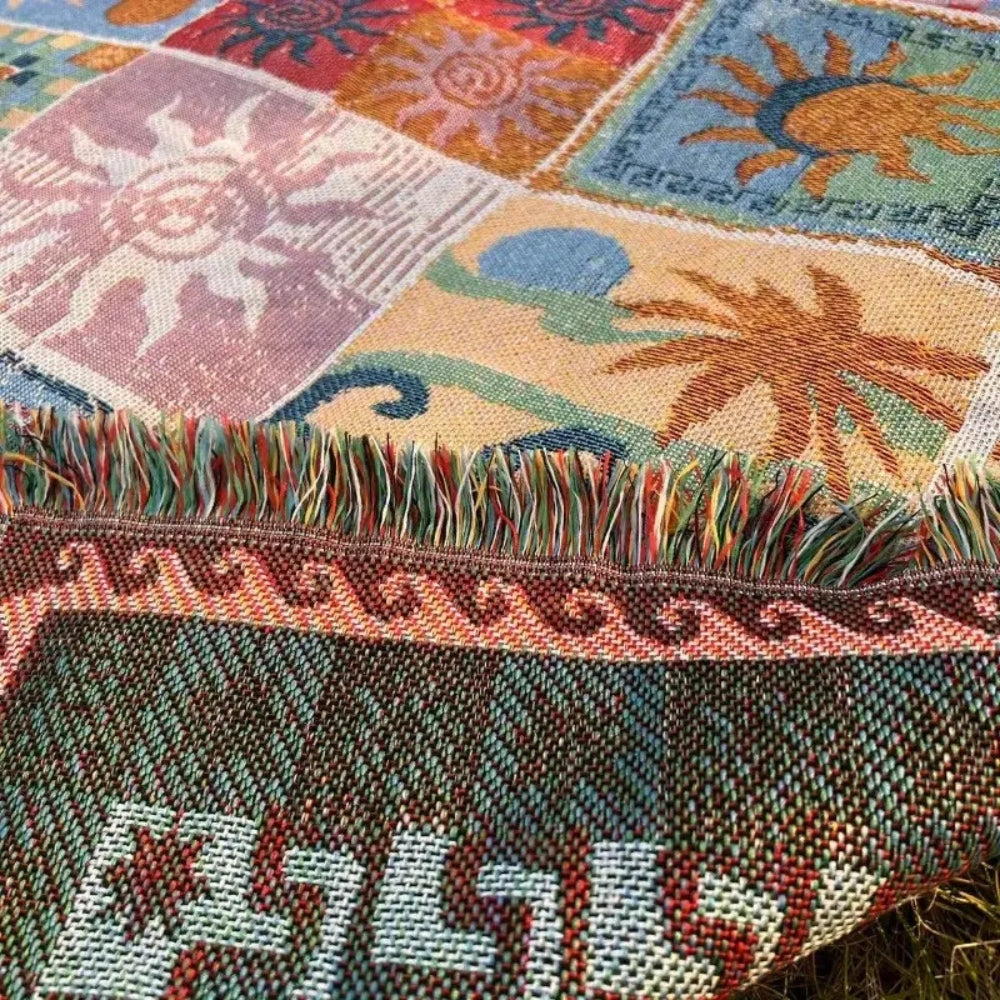 Cozy Outdoor Blanket | Lightweight Microfiber, Durable Picnic and Camping Rug