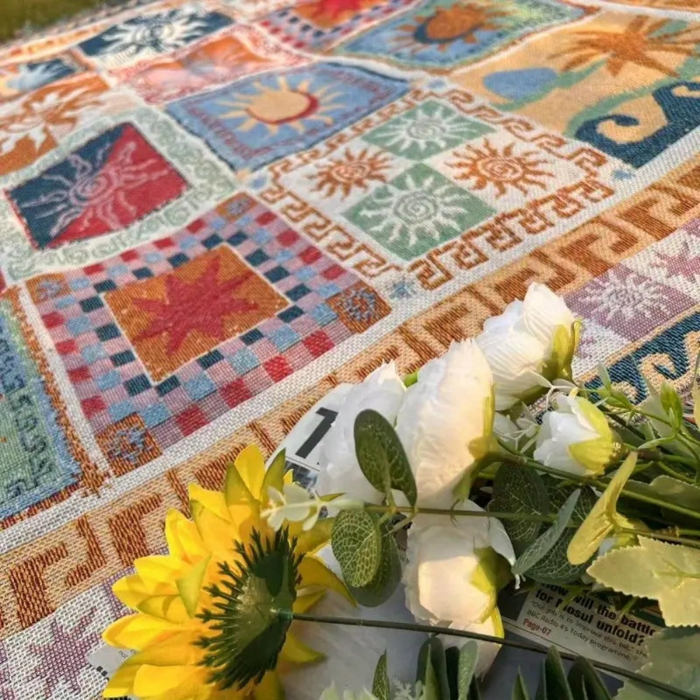 Cozy Outdoor Blanket | Lightweight Microfiber, Durable Picnic and Camping Rug