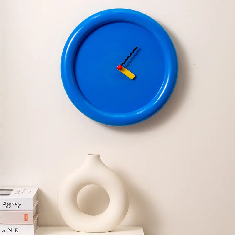 Creston Modern Wall Clock | Silent Creamy Design for Home or Kitchen