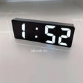 Daxon LED Mirror Alarm Clock | Dual Power, Adjustable Snooze, Digital Display