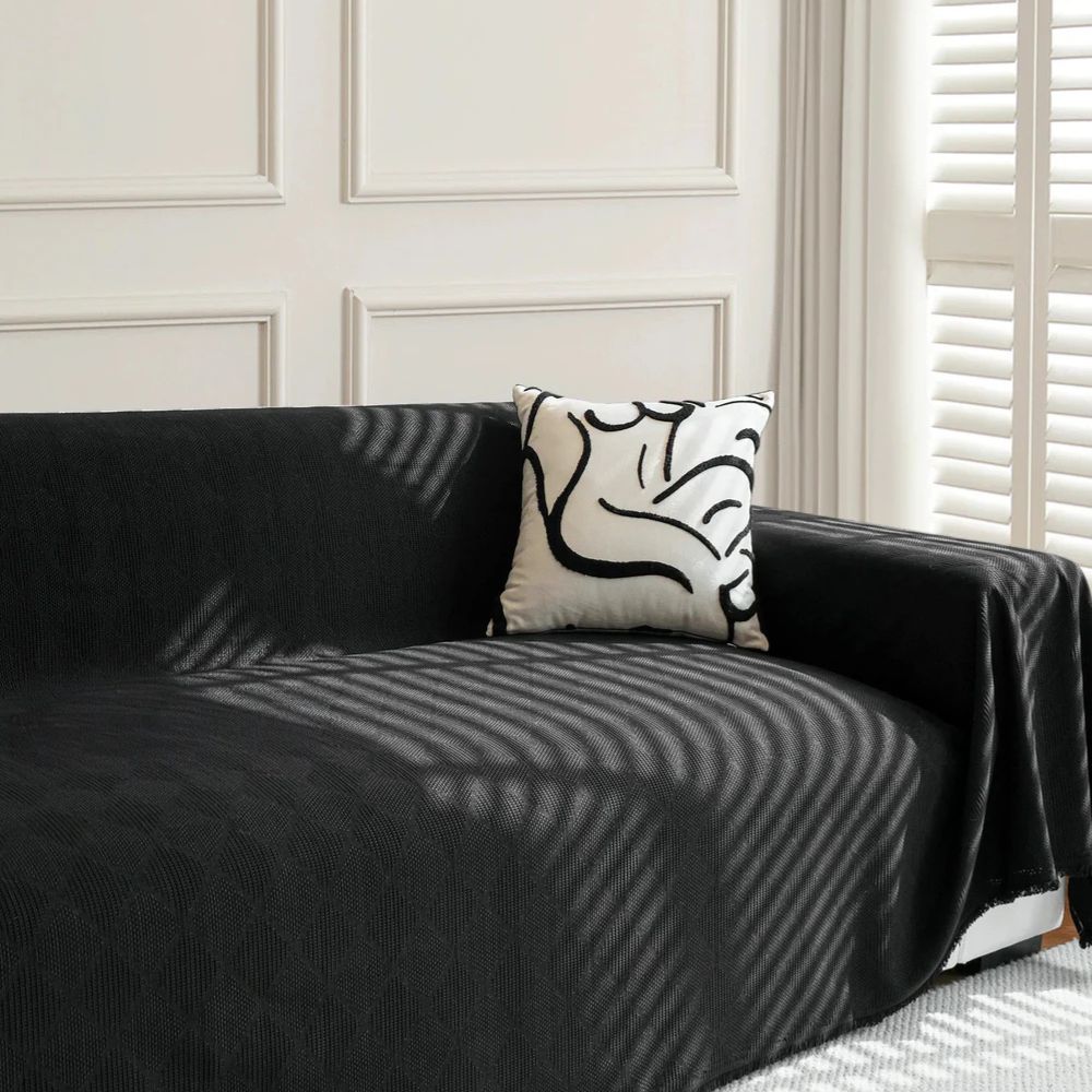 Dazzle Sofa Cover | Chenille, Geometric Design for Pets 3