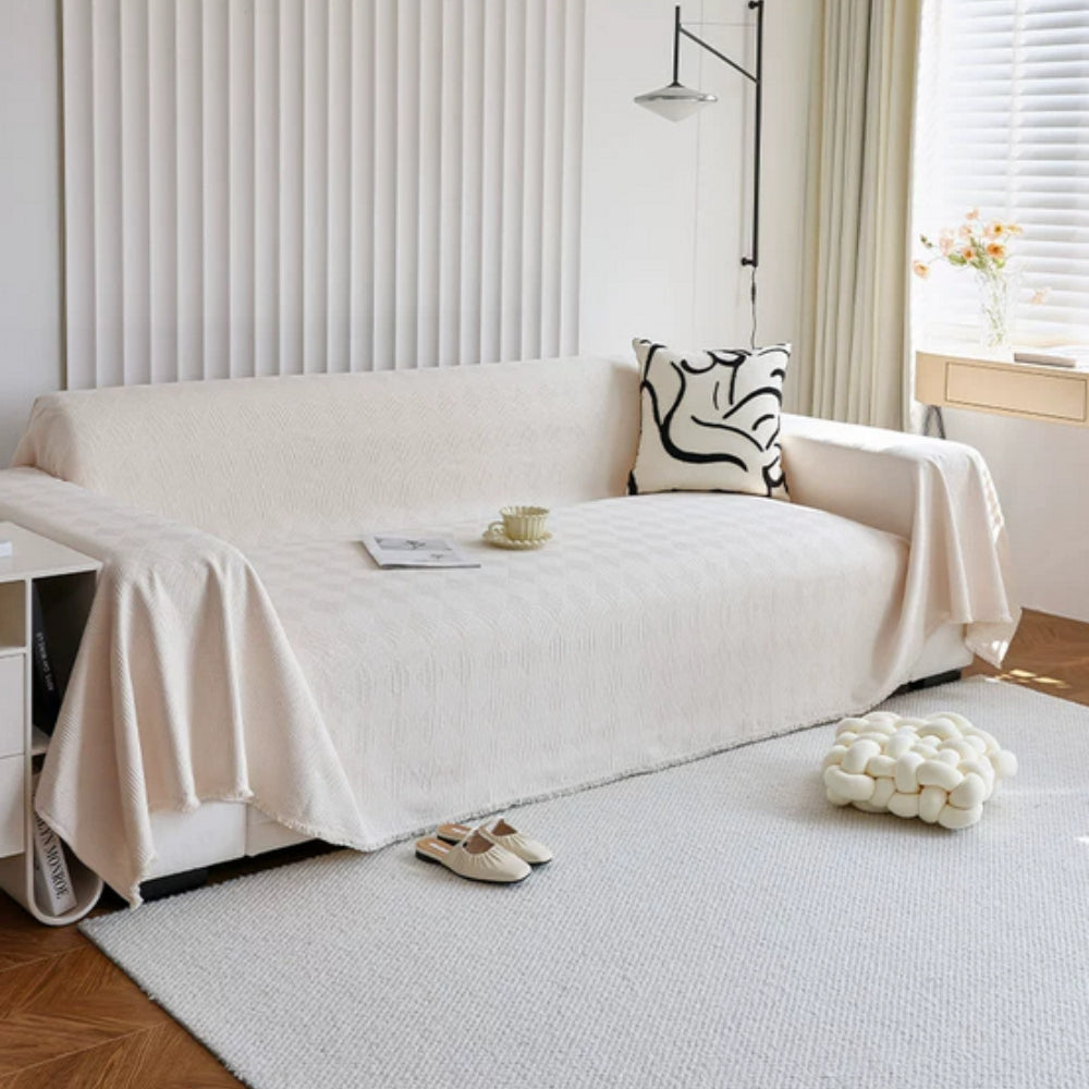 Dazzle Sofa Cover | Chenille, Geometric Design for Pets 4