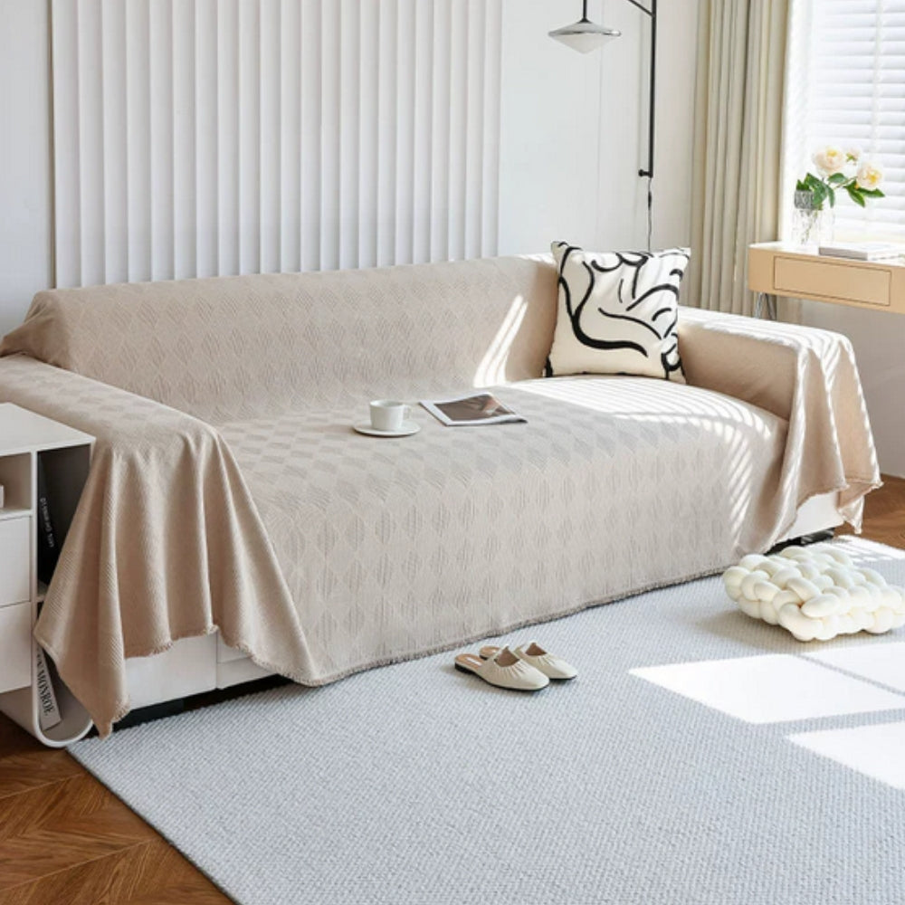 Dazzle Sofa Cover | Chenille, Geometric Design for Pets 5