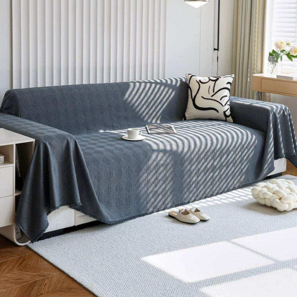 Dazzle Sofa Cover | Chenille, Geometric Design for Pets 7