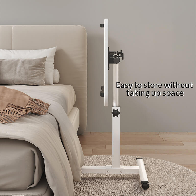Fiora Overbed Table | Adjustable Height, Foldable, 360° Wheels