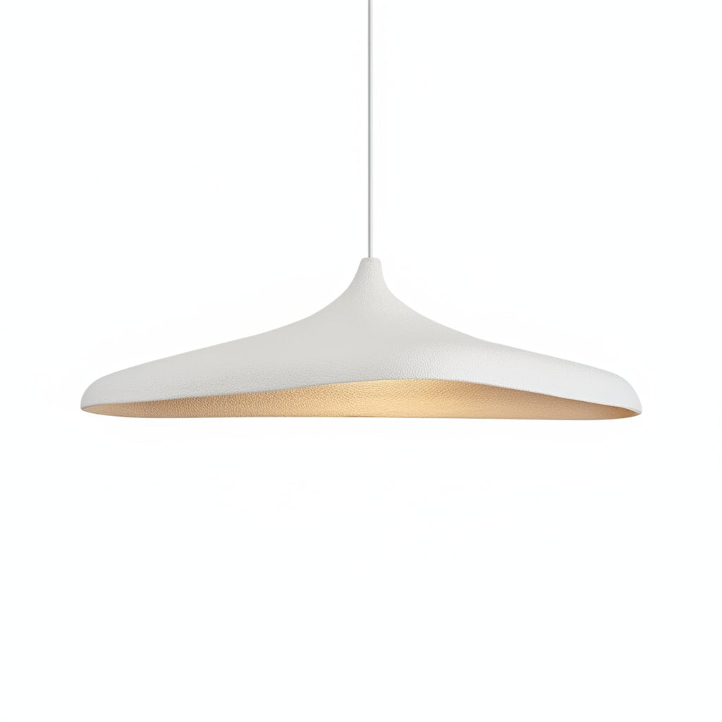 Fovra Pendant Light | Wabi Sabi Design, LED, Bracken Brown and White