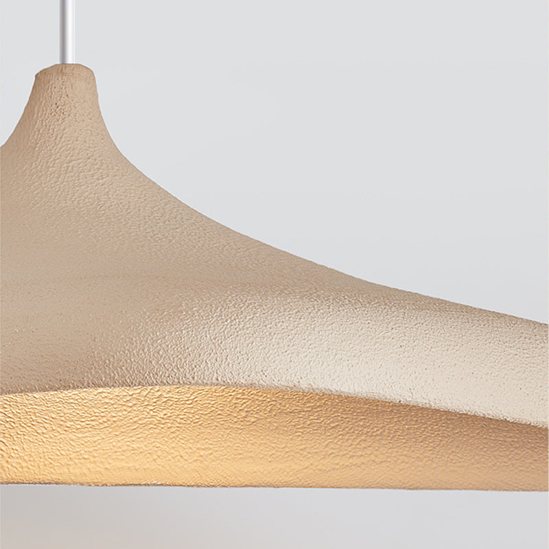 Fovra Pendant Light | Wabi Sabi Design, LED, Bracken Brown and White