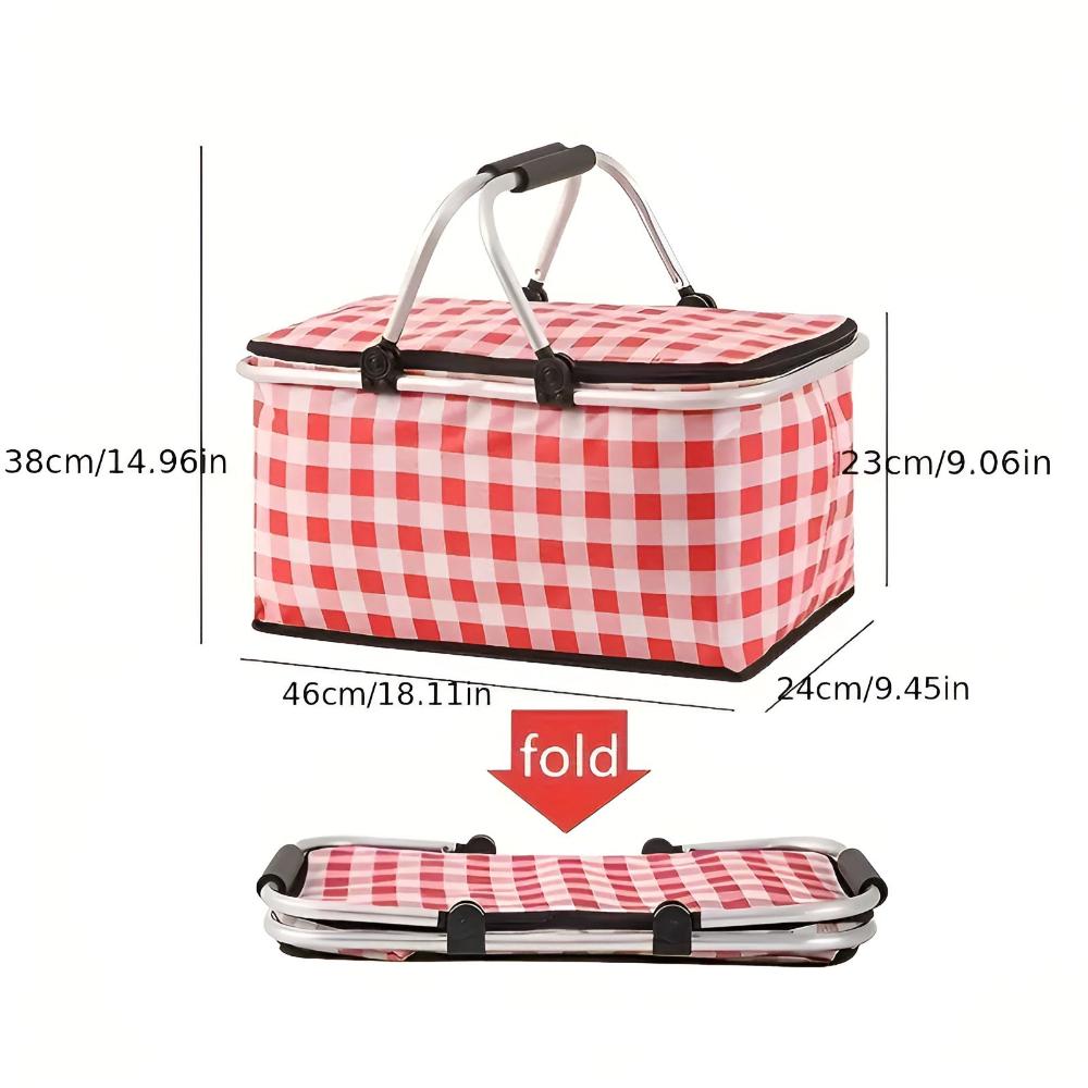 Fresco Picnic Basket | Insulated, Lightweight, 22L Capacity