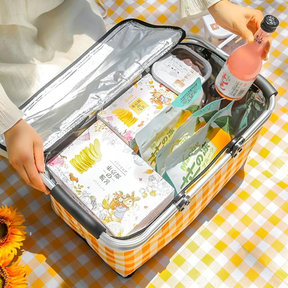 Fresco Picnic Basket | Insulated, Lightweight, 22L Capacity