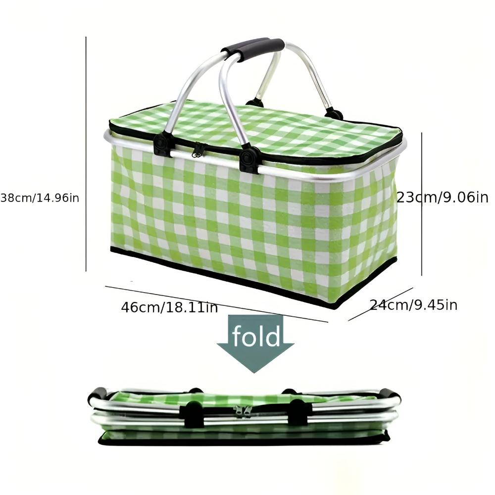 Fresco Picnic Basket | Insulated, Lightweight, 22L Capacity