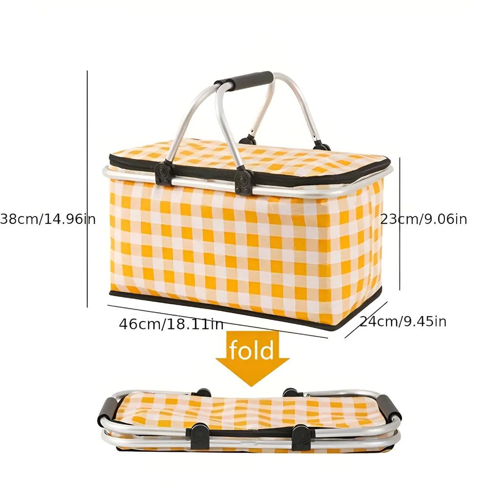 Fresco Picnic Basket | Insulated, Lightweight, 22L Capacity