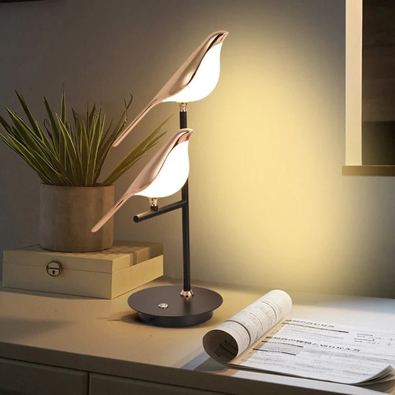 Galen Birdlight Wall Sconce | Nordic LED Metal Design, Warm Ambient Lighting
