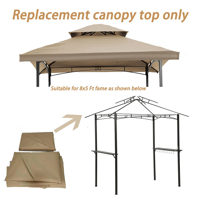 Galeon Pop Up Gazebo Canopy | Double-Tier, UV-Resistant 10x10 ft Cover