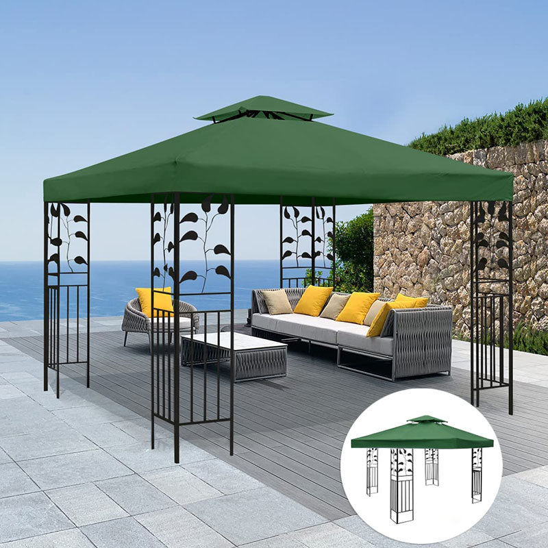 Galeon Pop Up Gazebo Canopy | Double-Tier, UV-Resistant 10x10 ft Cover