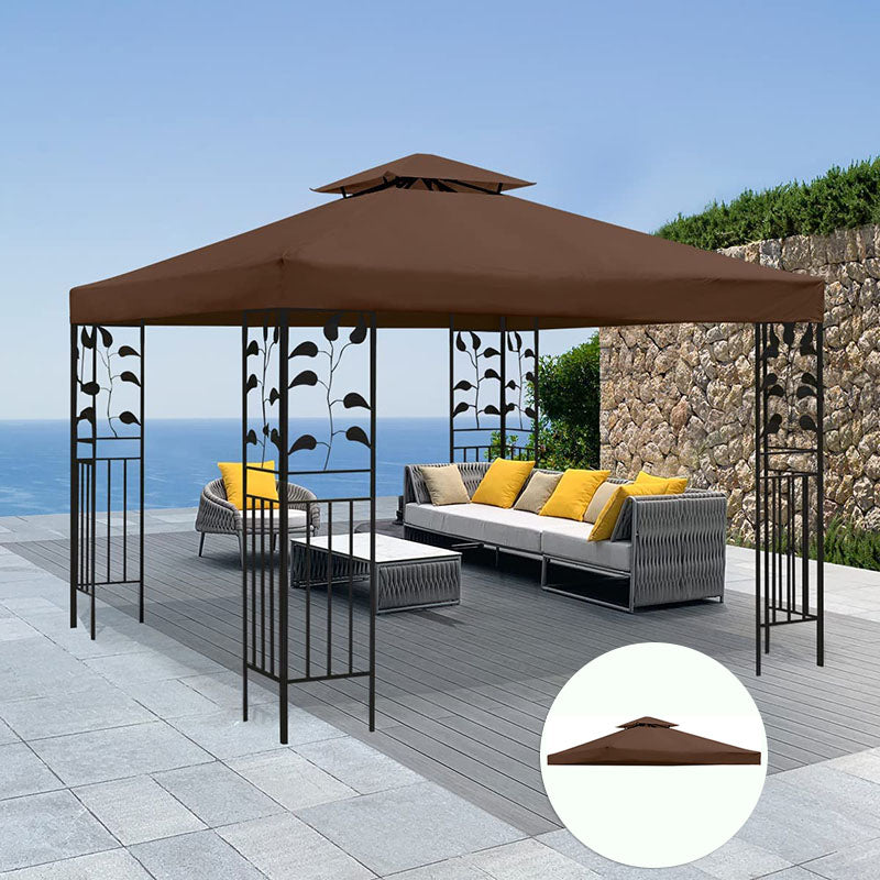 Galeon Pop Up Gazebo Canopy | Double-Tier, UV-Resistant 10x10 ft Cover