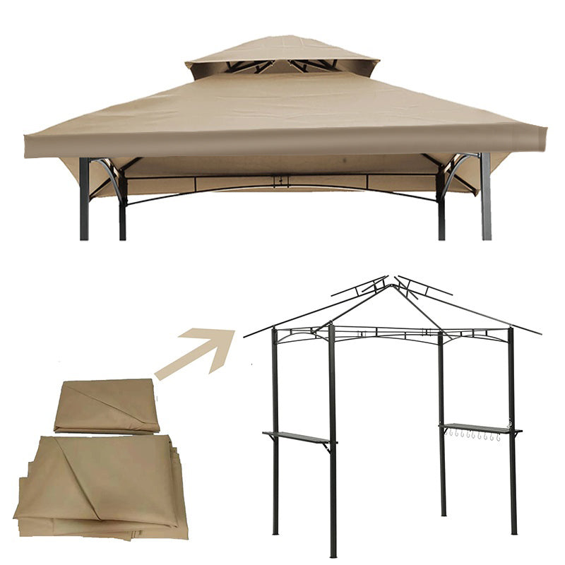 Galeon Pop Up Gazebo Canopy | Double-Tier, UV-Resistant 10x10 ft Cover