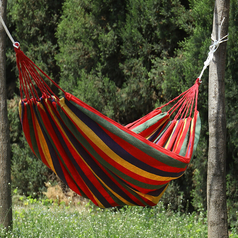 Haven Garden Hammock | Durable Cotton-Polyester, Portable with Carrying Bag