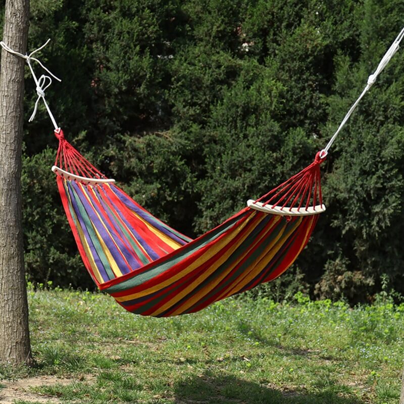 Haven Garden Hammock | Durable Cotton-Polyester, Portable with Carrying Bag