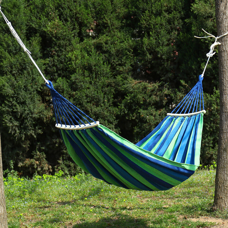 Haven Garden Hammock | Durable Cotton-Polyester, Portable with Carrying Bag
