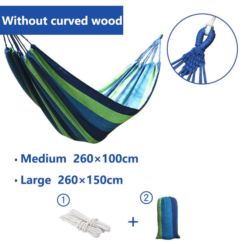 Haven Garden Hammock | Durable Cotton-Polyester, Portable with Carrying Bag
