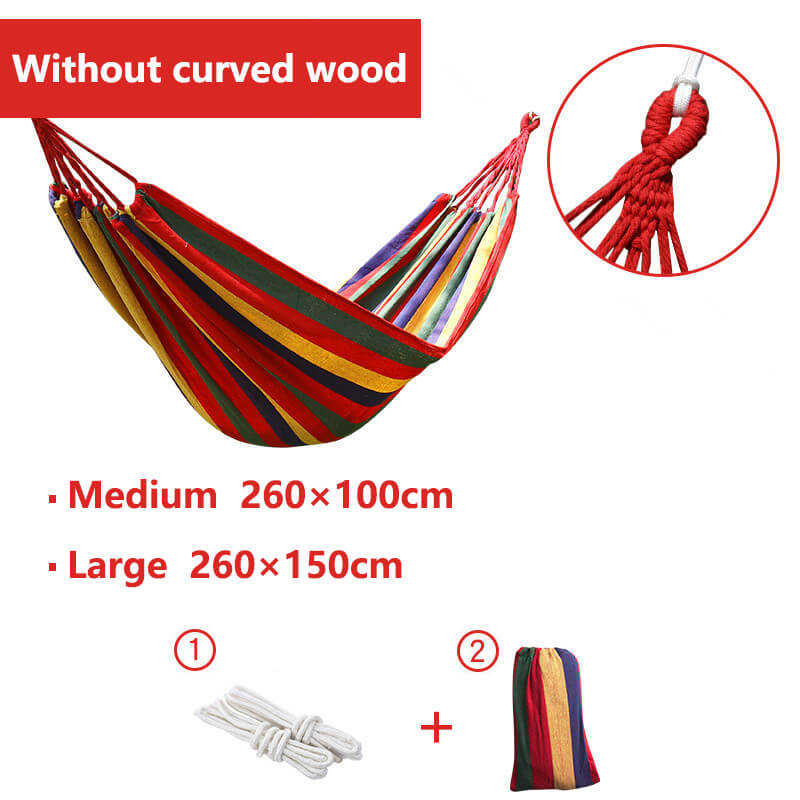 Haven Garden Hammock | Durable Cotton-Polyester, Portable with Carrying Bag